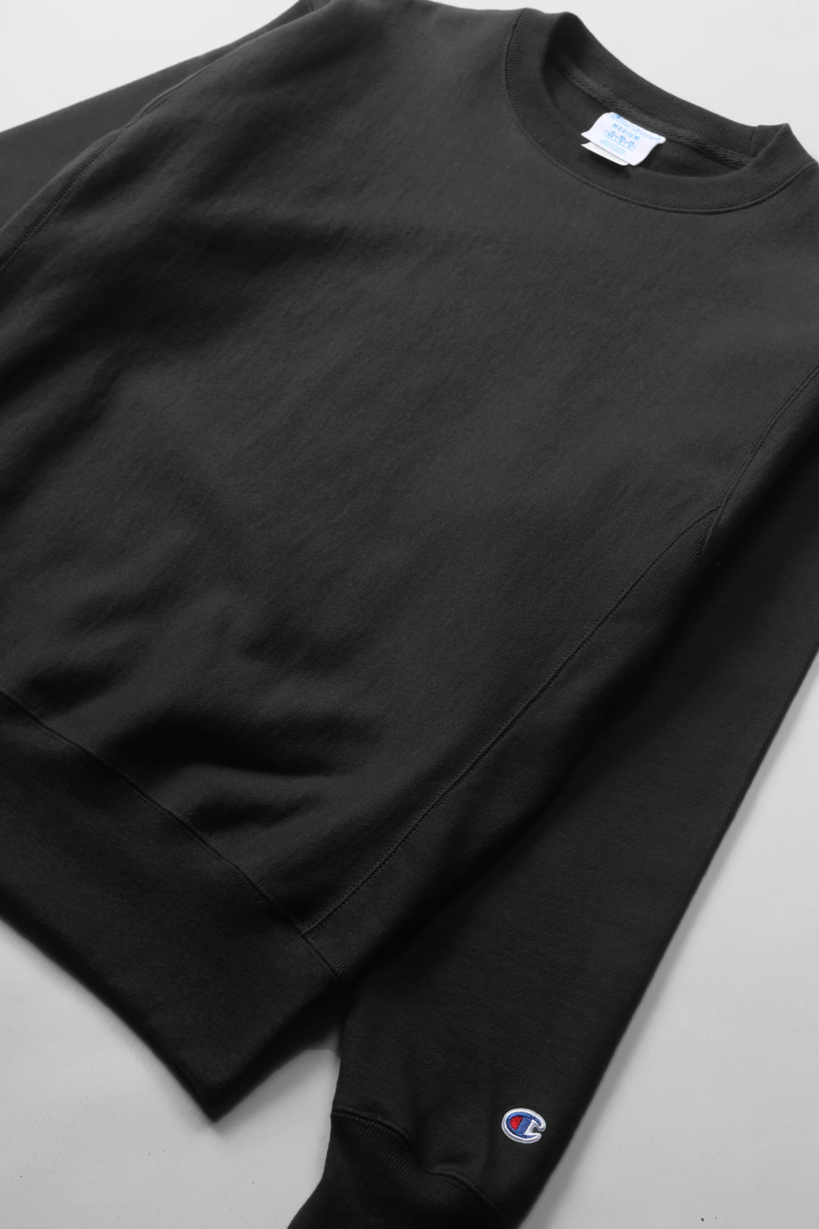 Champion - 12oz USA Reverse Weave Crewneck - Black - Image 2