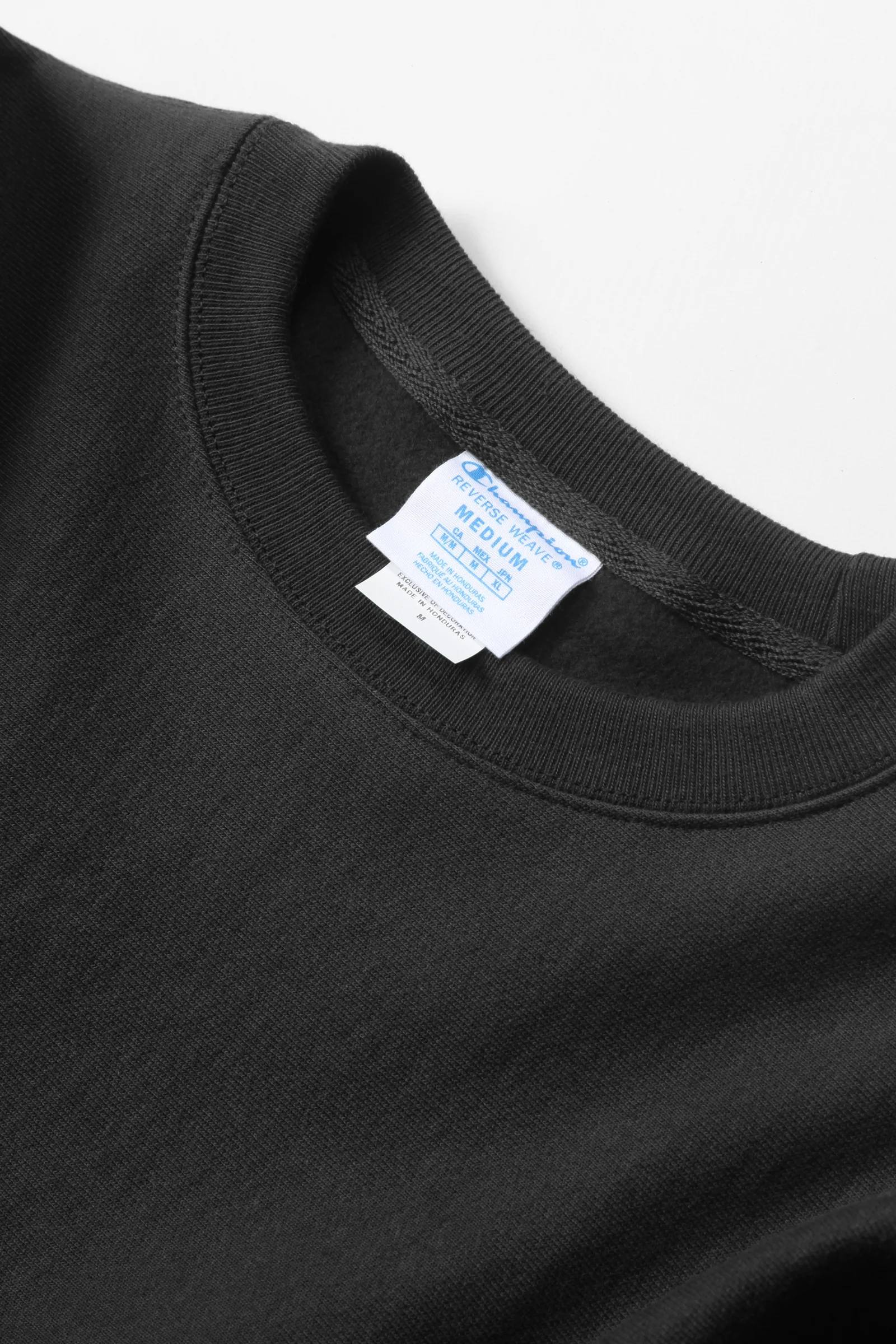 Champion - 12oz USA Reverse Weave Crewneck - Black - Image 4