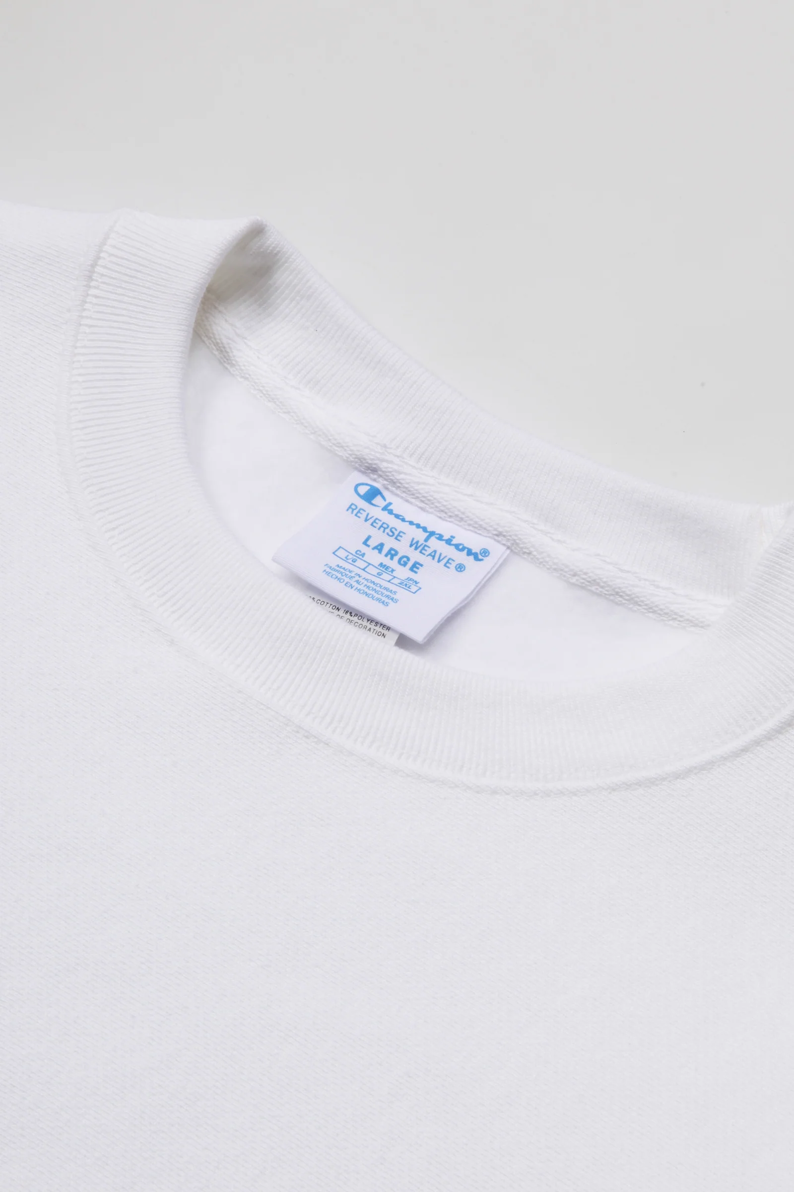 Champion - 12oz USA Reverse Weave Crewneck - White - Image 2