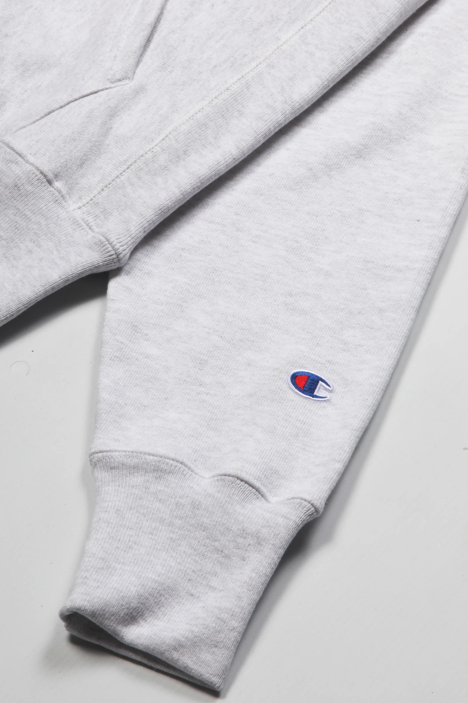 Champion - 12oz USA Reverse Weave Hoodie - Ash Grey - Image 3