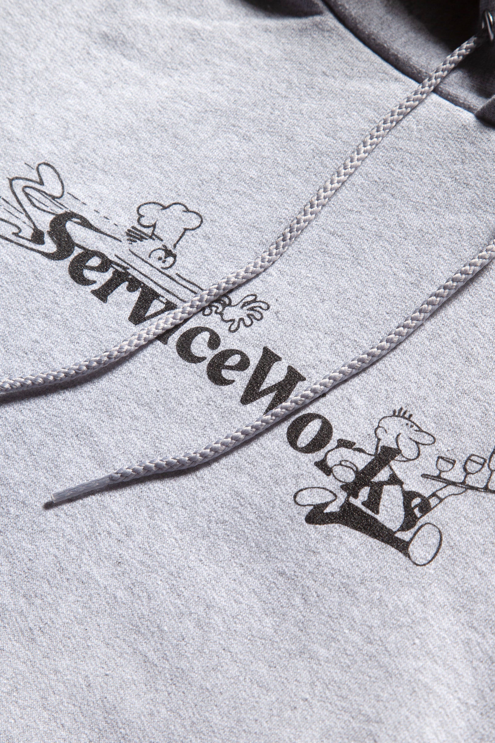 Service Works - Chase Hoodie - Heather Grey - Image 2
