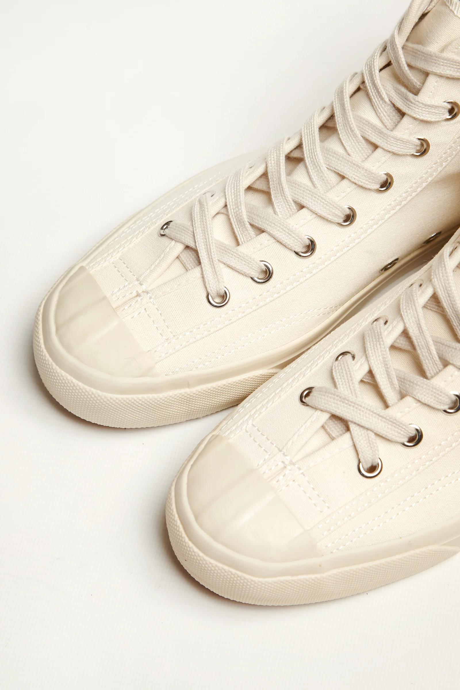 Deadstock - Military Gym Hi Trainers - Natural - Image 3