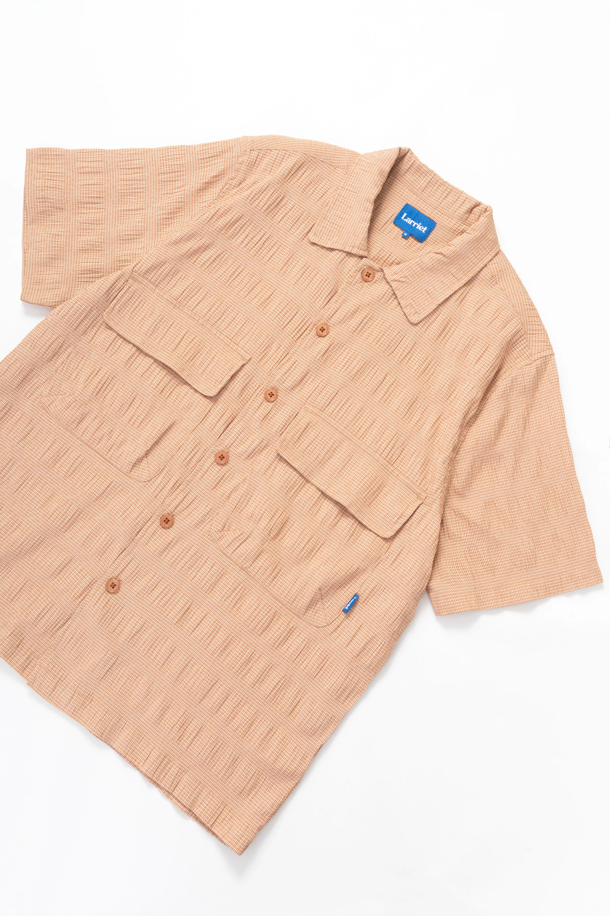 Larriet - Kendalls Short Sleeve Shirt - Clay Plaid - Image 3