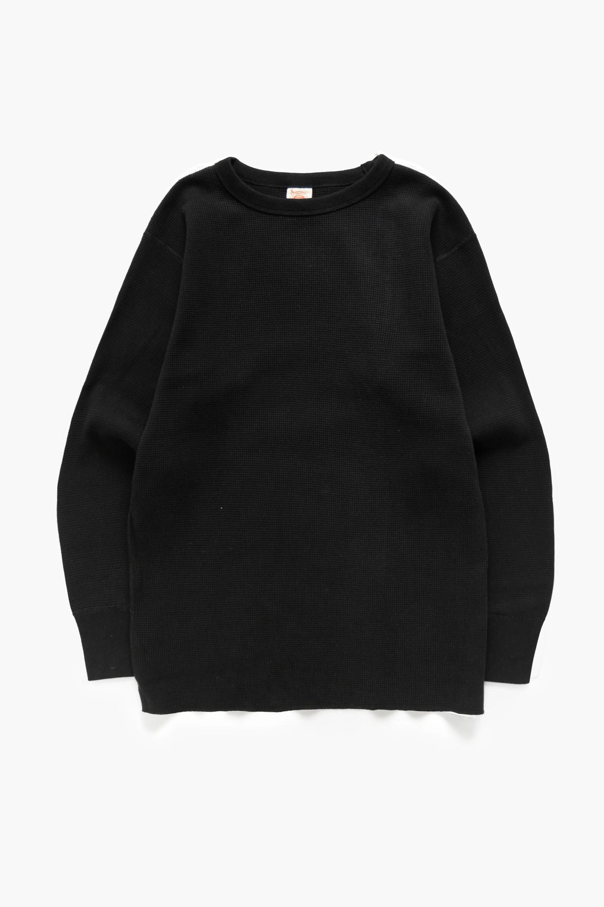 Non Stock MFG - Thermal Waffle Long Sleeve - Black - Image 2