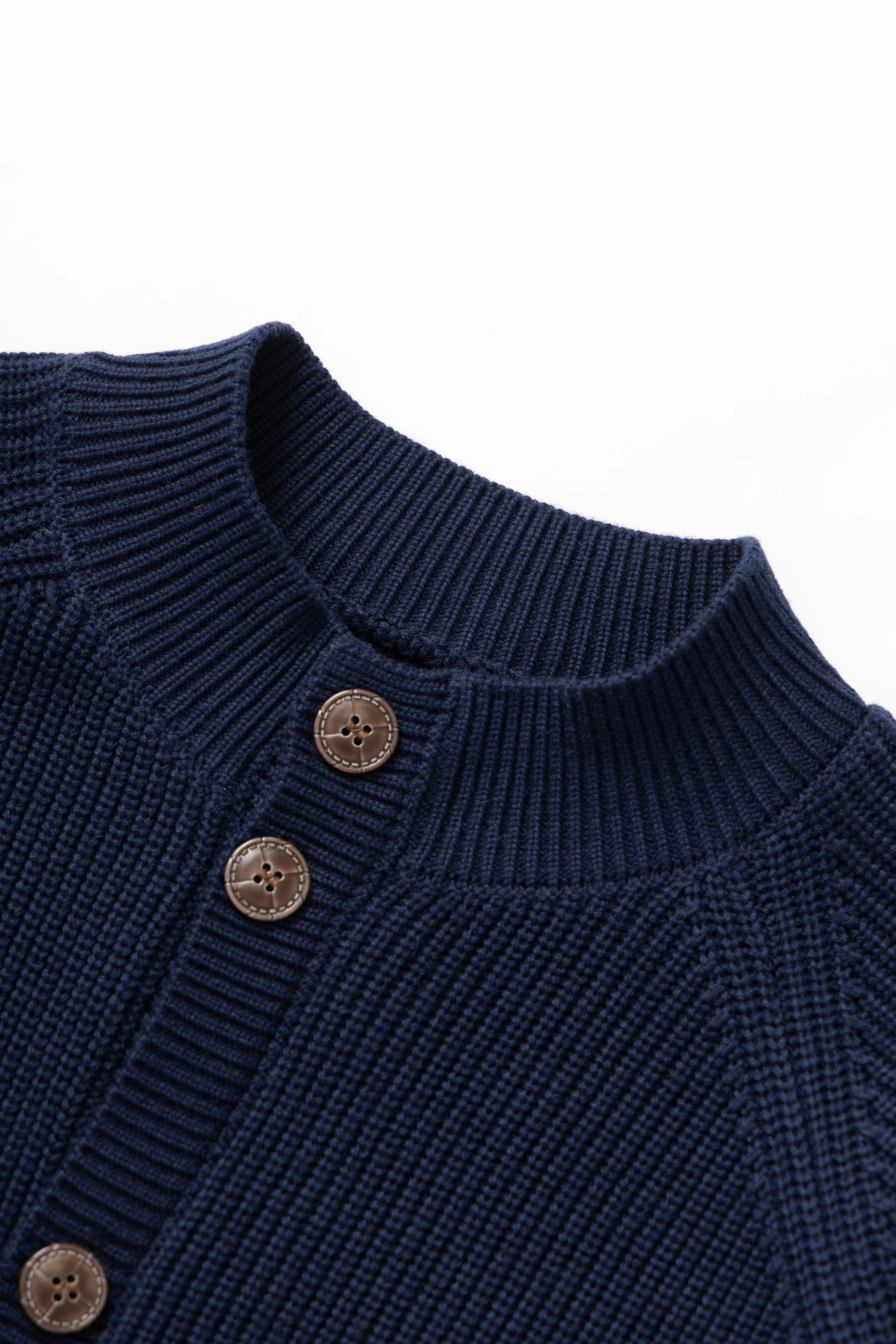 Okonkwo MFG - Knitted Cardigan - Navy - Image 4
