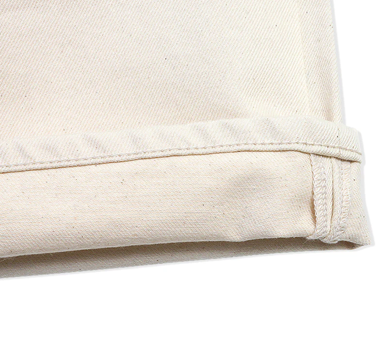 Outstanding & Co. - Wide Washed Jeans - Oatmeal - Image 6