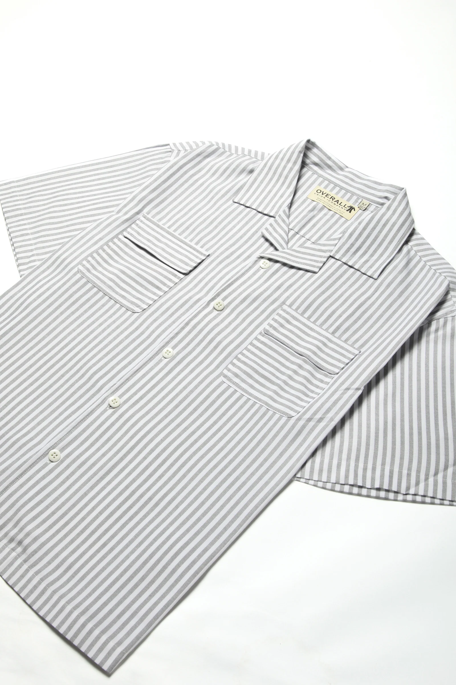 Overall Union - Boxy Short Sleeve Shirt - Stripe - Image 4