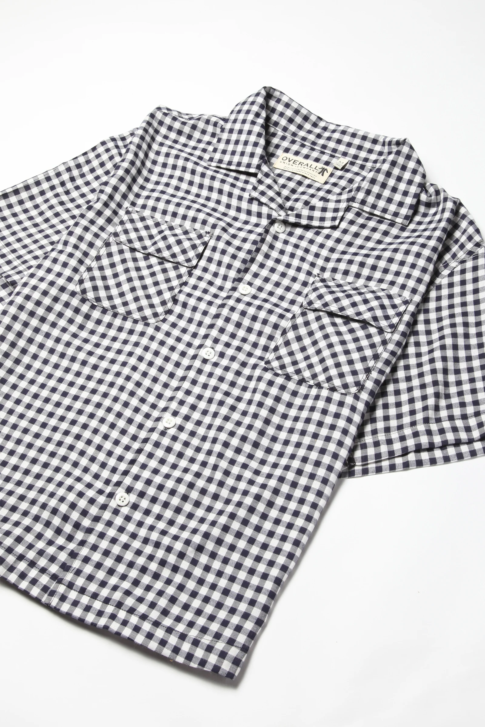 Overall Union - Boxy Short Sleeve Shirt - Gingham - Image 2