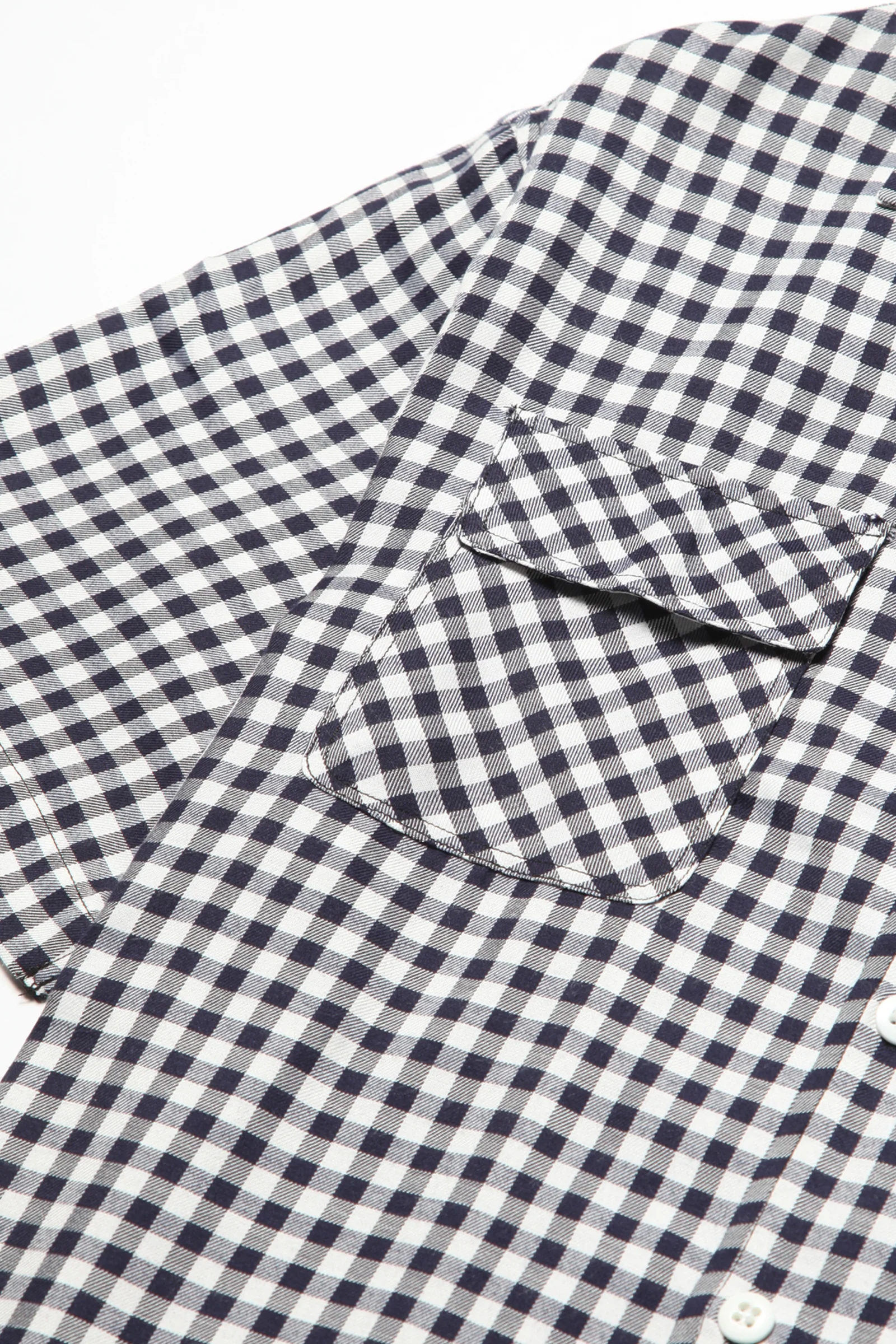 Overall Union - Boxy Short Sleeve Shirt - Gingham - Image 4