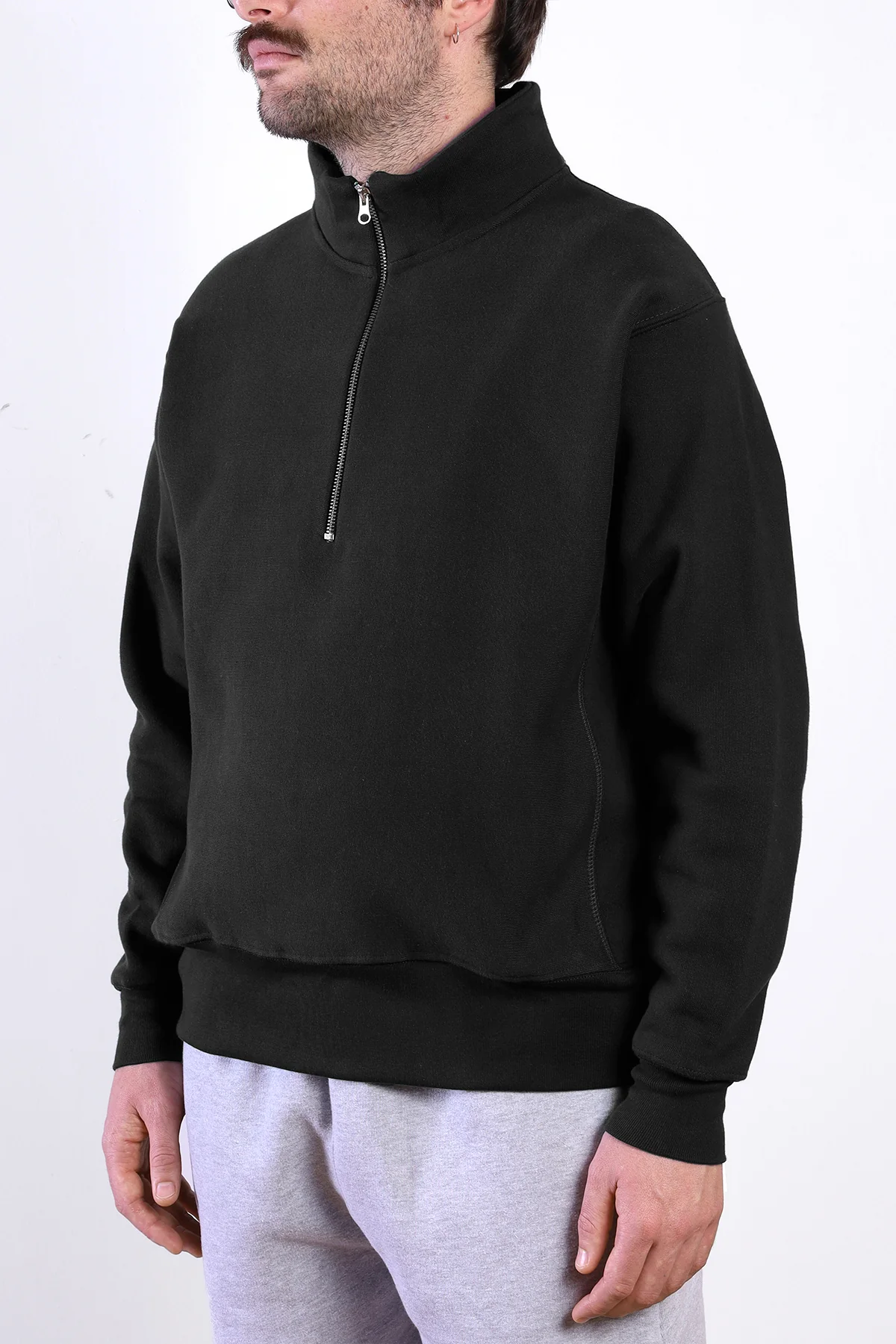 Power Goods - Super Weight Quarter Zip - Black - Image 3