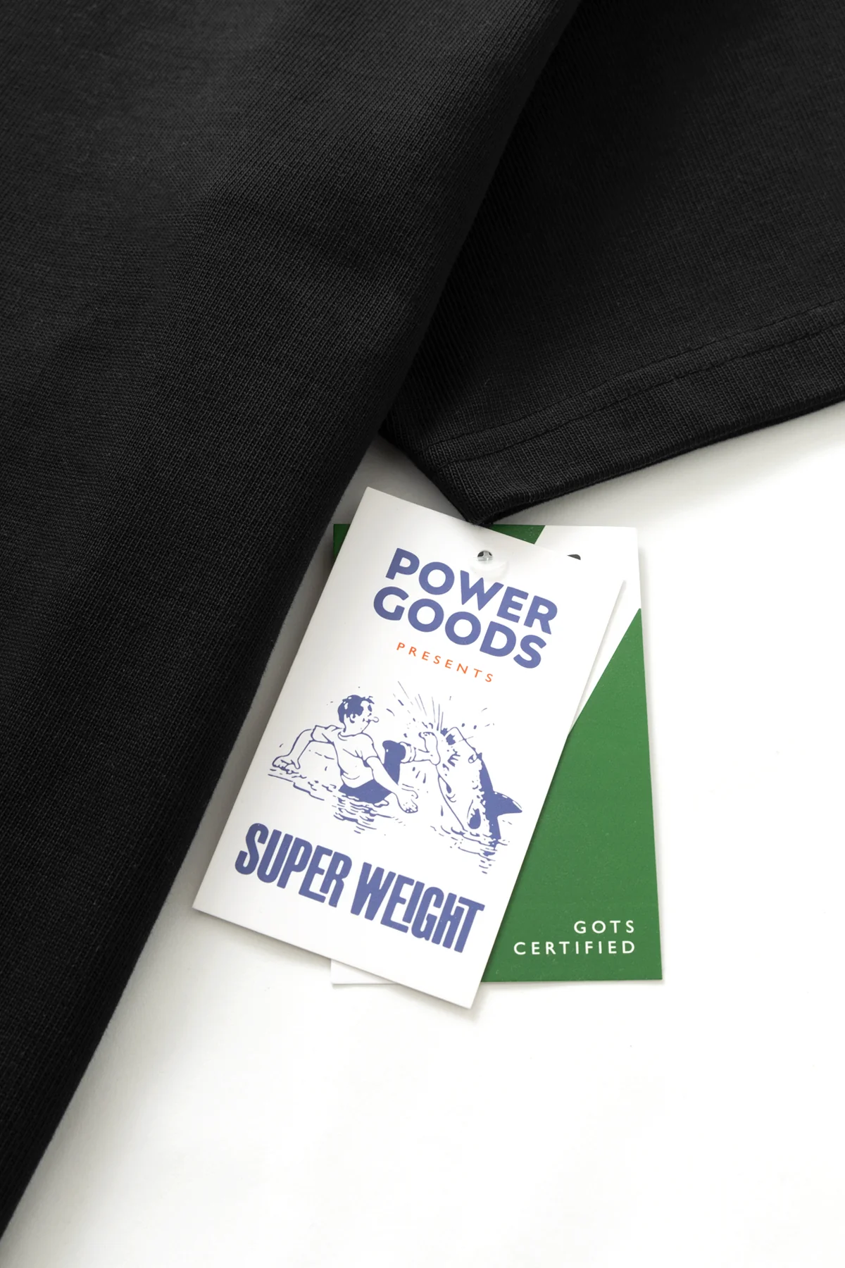 Power Goods - Super Weight T-Shirt - Black - Image 2
