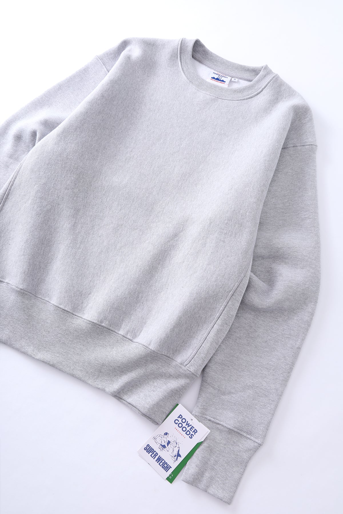 Power Goods - Super Weight Crewneck - Heather Grey - Image 2