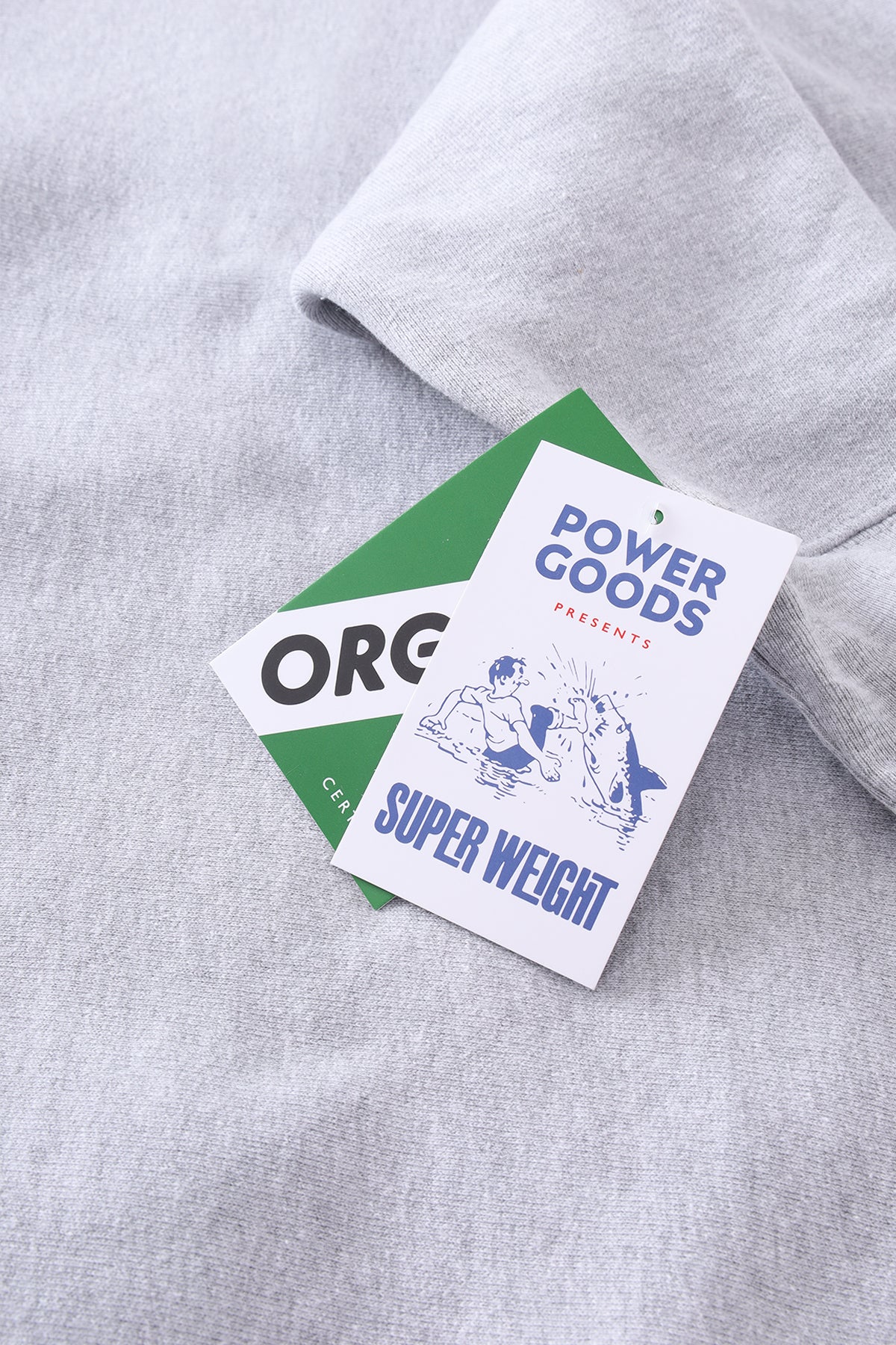Power Goods - Super Weight Crewneck - Heather Grey - Image 8