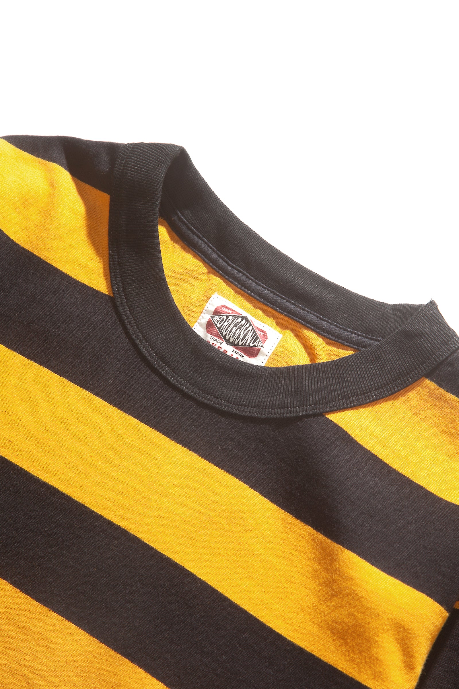 Red Ruggison - Border Long Sleeve T-Shirt - Yellow/Black - Image 2