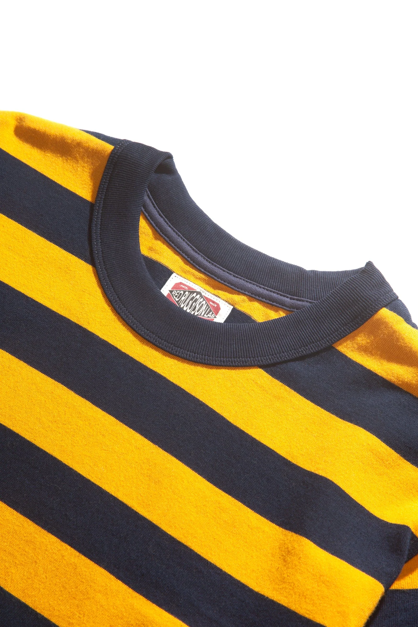 Red Ruggison - Border Long Sleeve T-Shirt - Yellow/Navy - Image 2