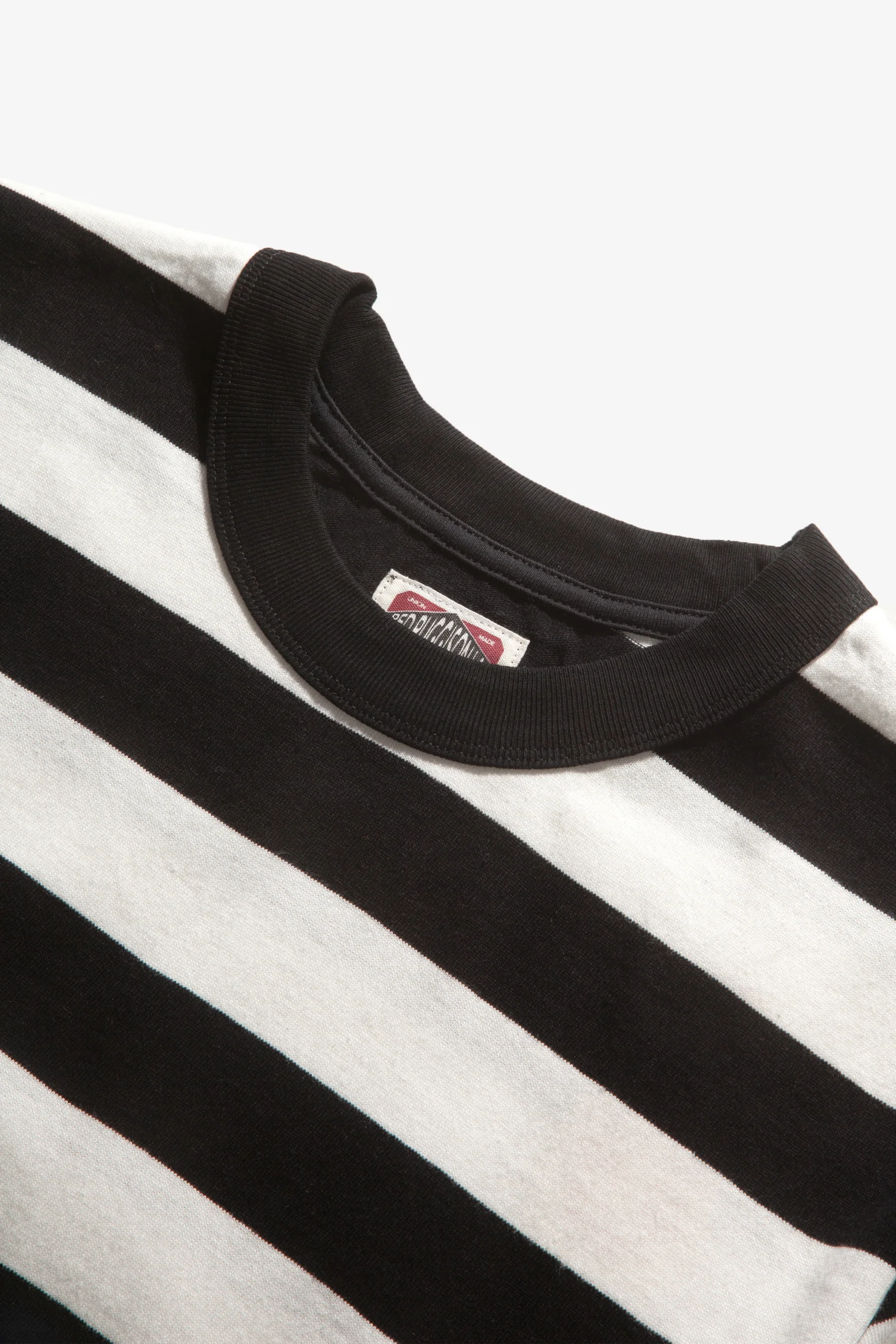 Red Ruggison - Border Short Sleeve T-Shirt - Black/White - Image 2