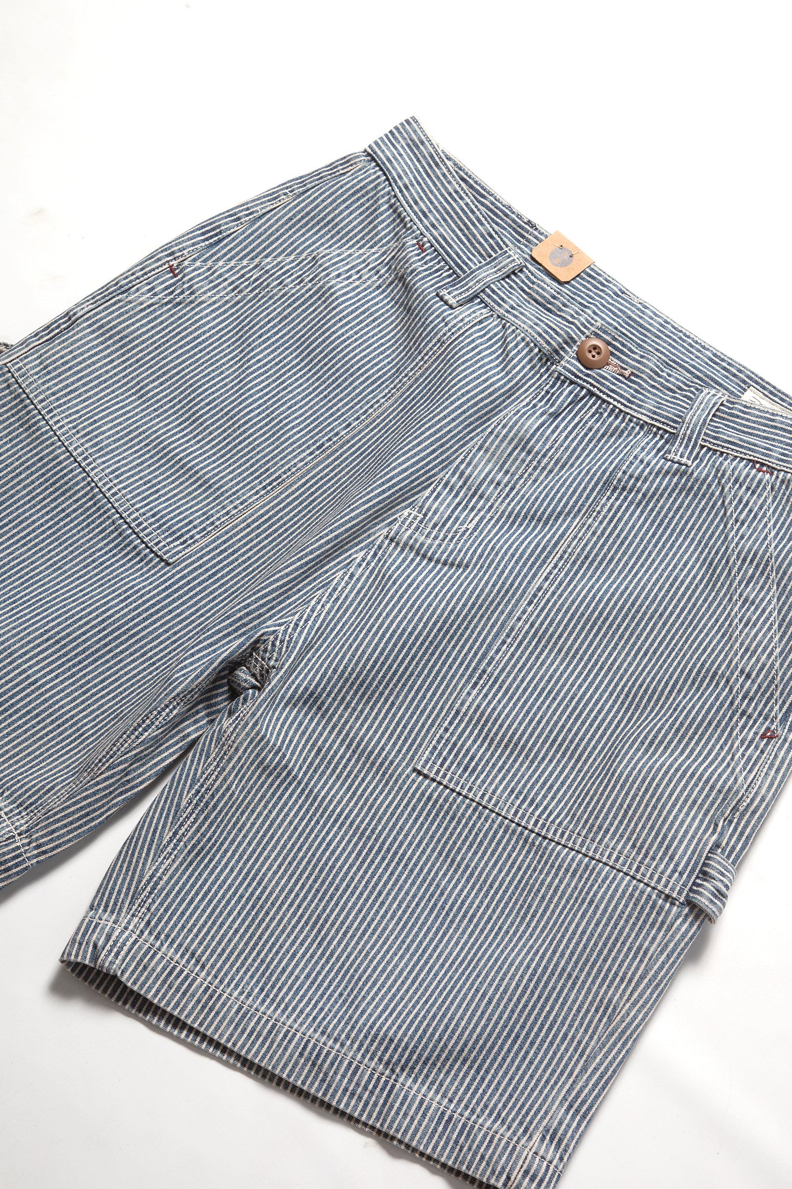 Red Ruggison - Carpenter Shorts - Hickory Stripe - Image 2