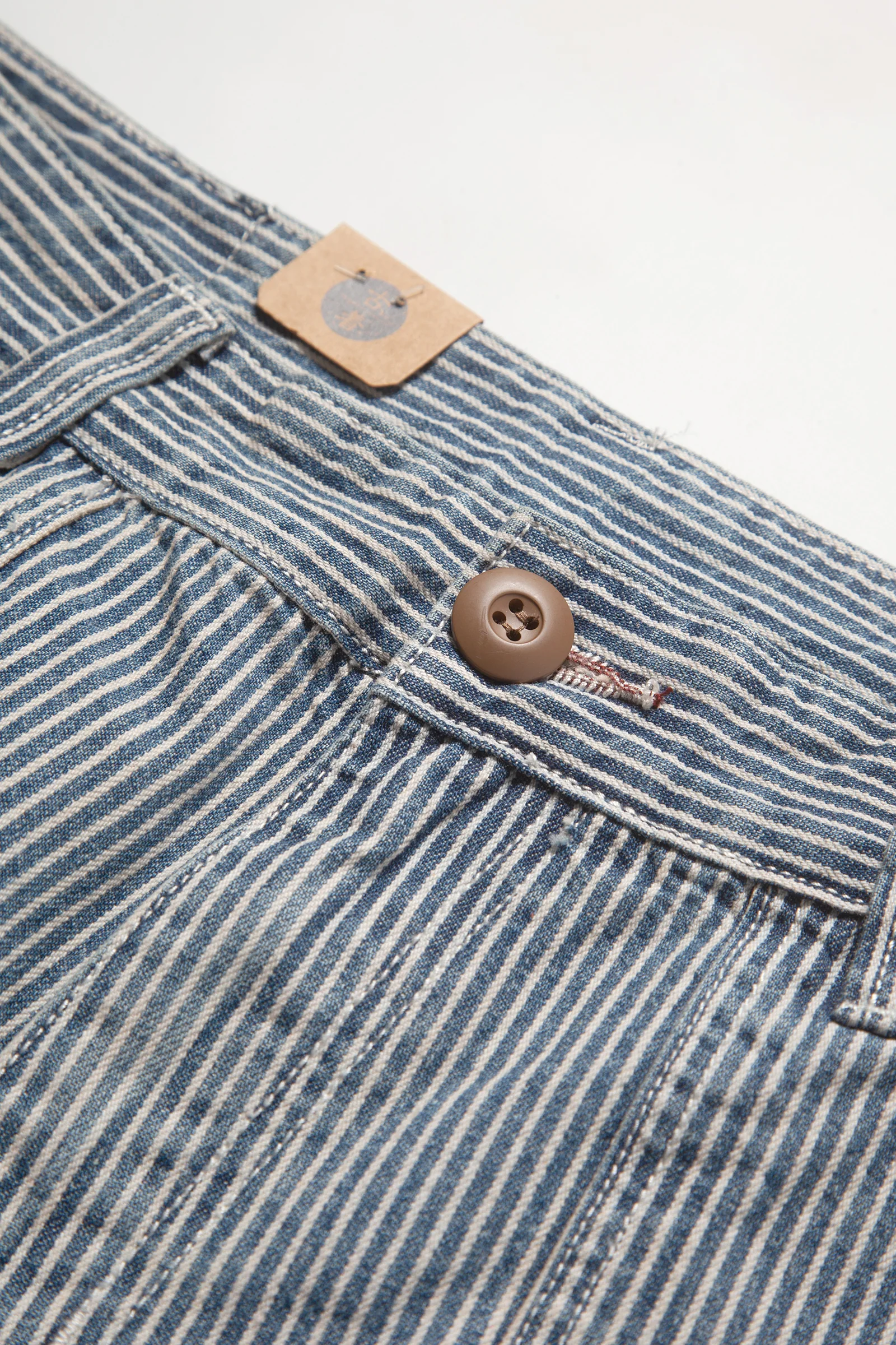 Red Ruggison - Carpenter Shorts - Hickory Stripe - Image 3
