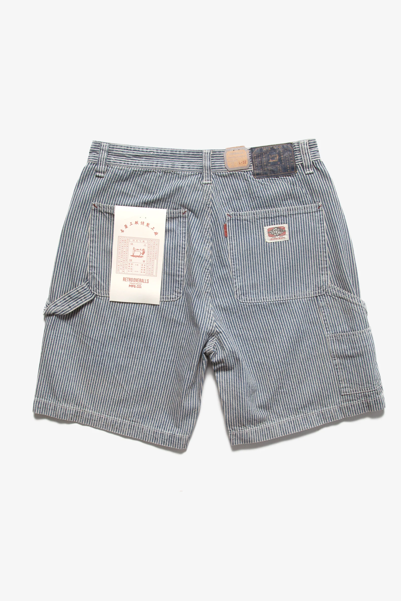 Red Ruggison - Carpenter Shorts - Hickory Stripe - Image 4