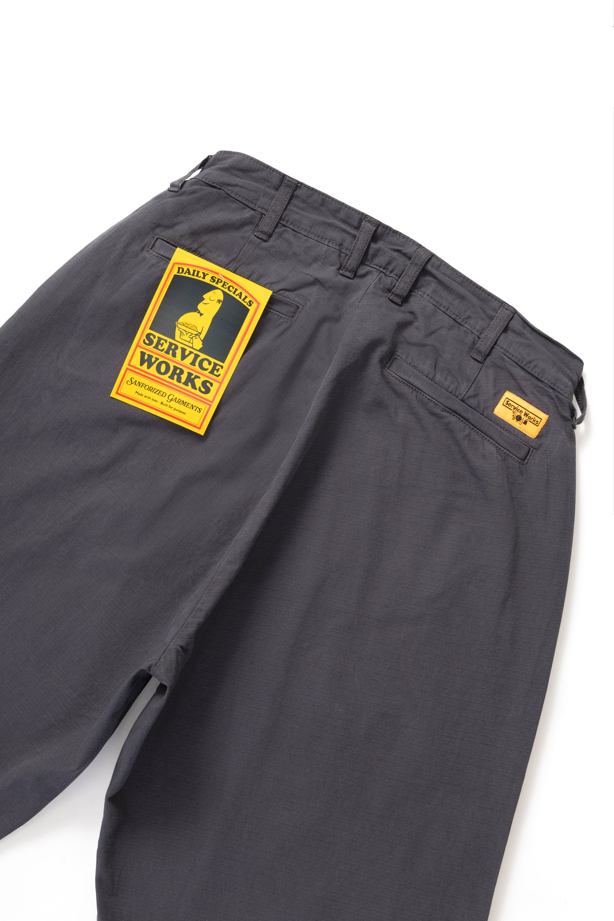Service Works - Ripstop Part Timer Pant - Washed Black - Image 5