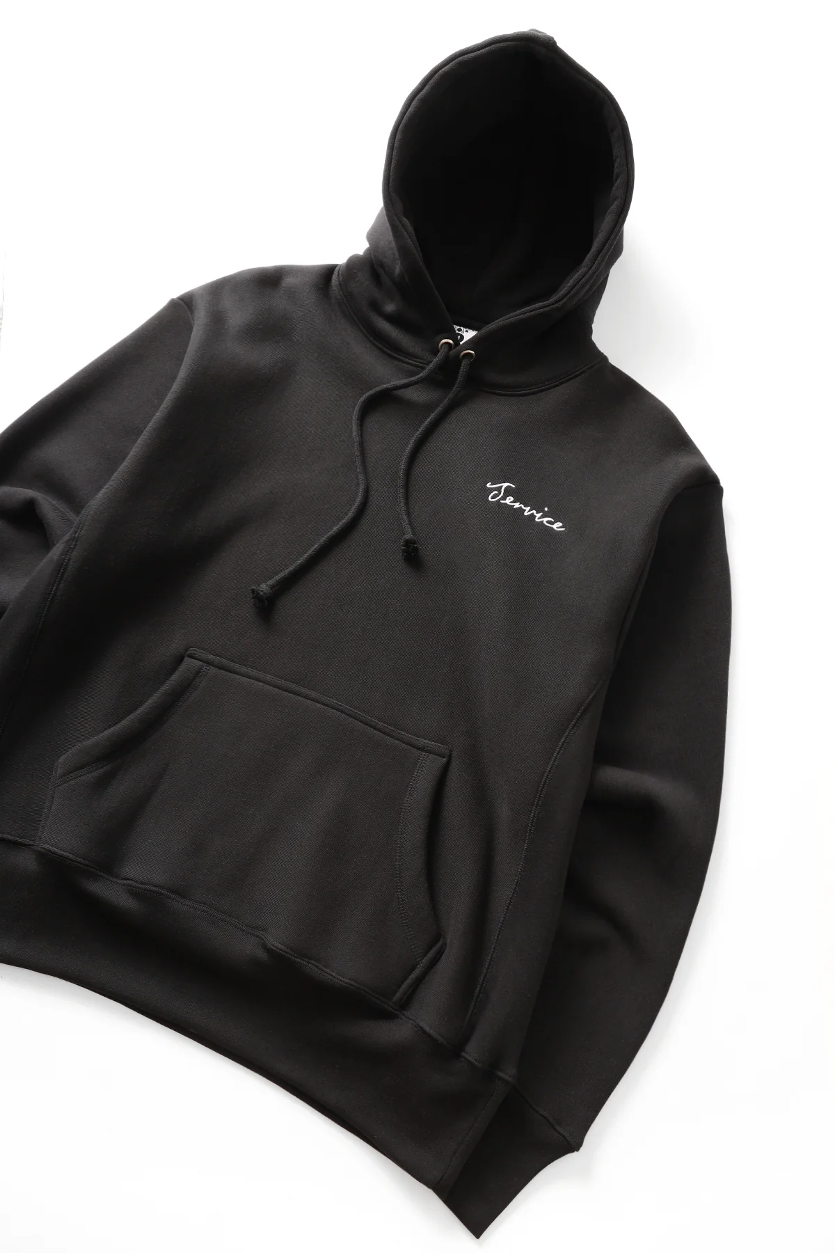 Service Works - Script Logo Hoodie - Black - Image 2