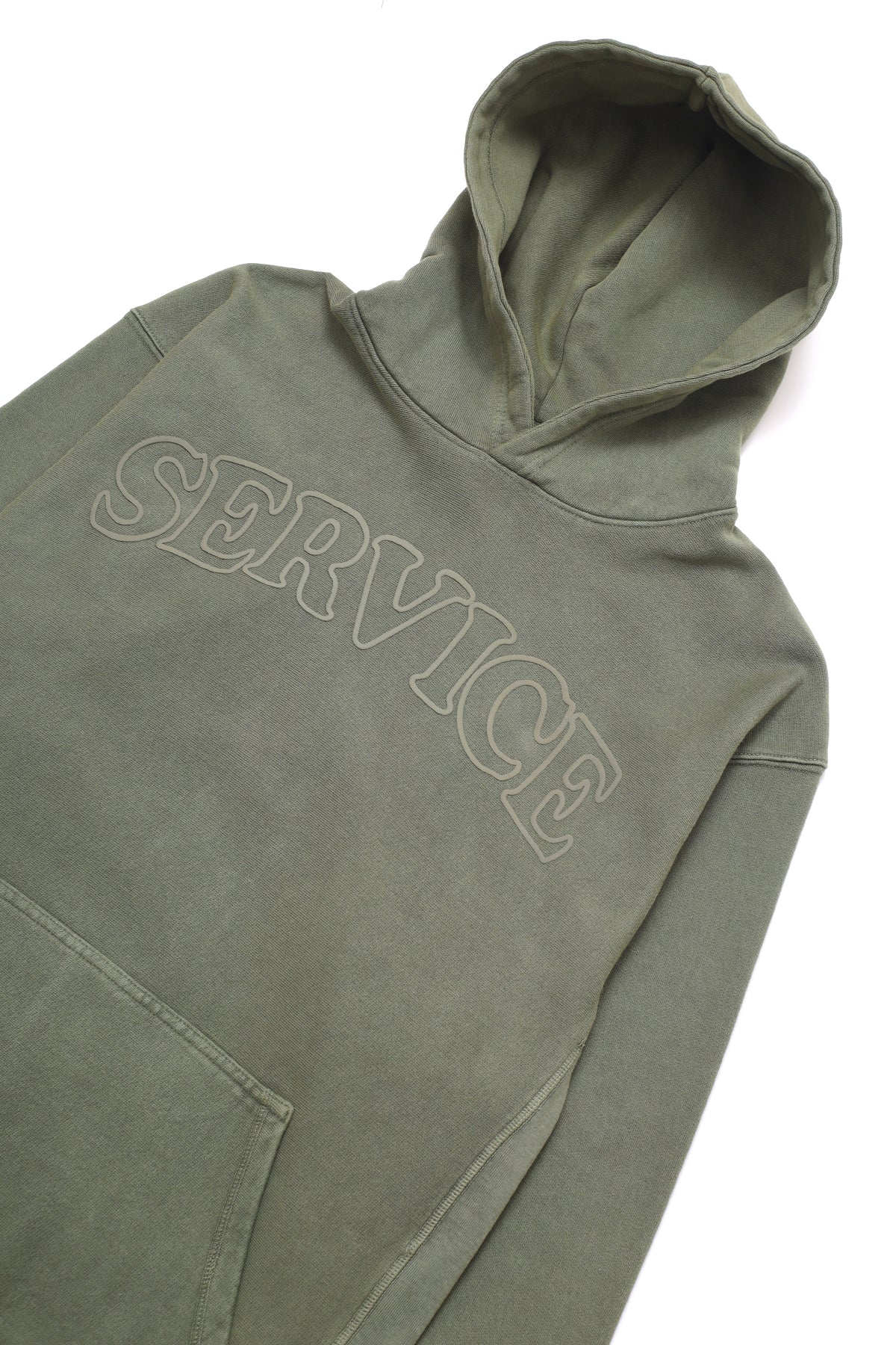 Service Works - Arch Logo Hoodie - Olive - Image 3