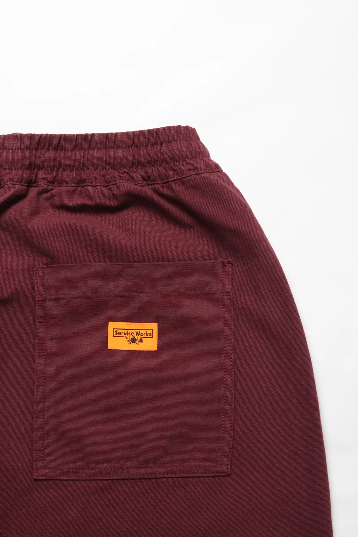 Service Works - Classic Chef Pants - Burgundy - Image 6