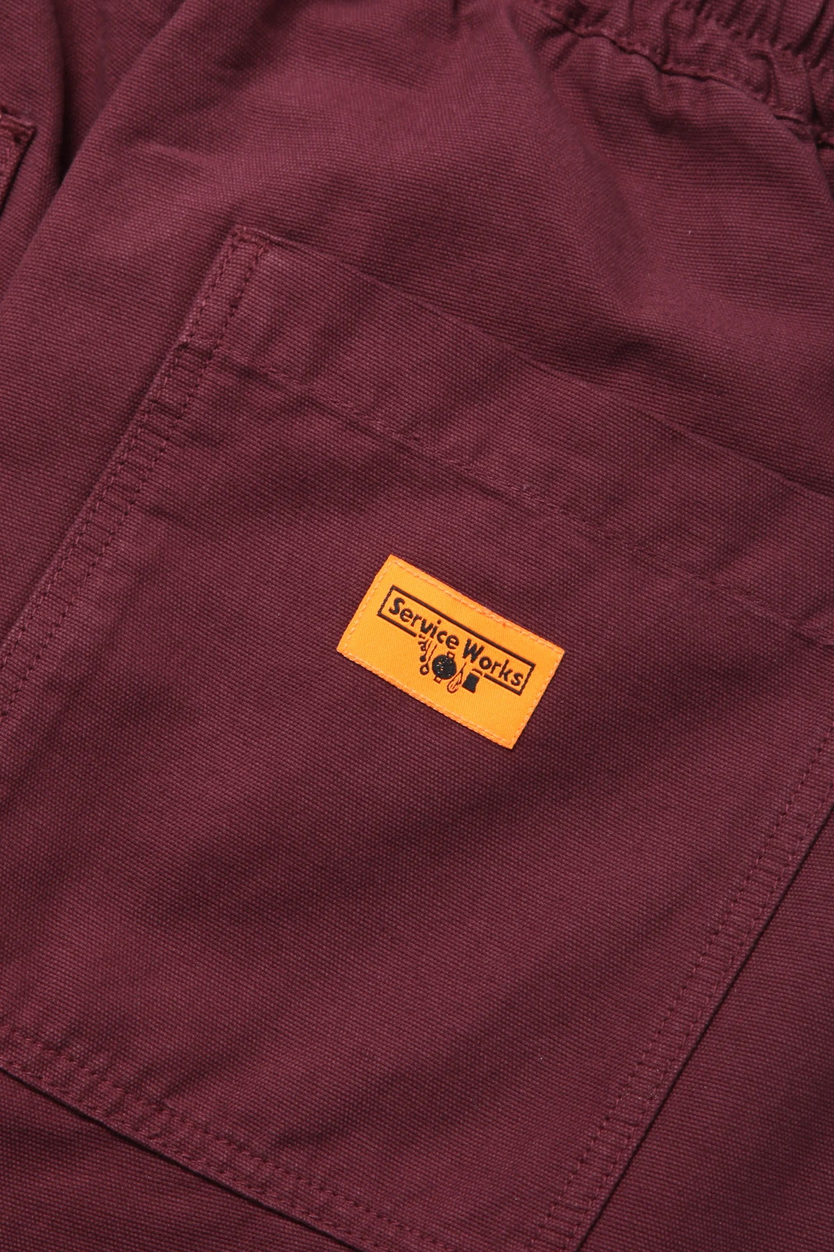 Service Works - Classic Chef Pants - Burgundy - Image 7