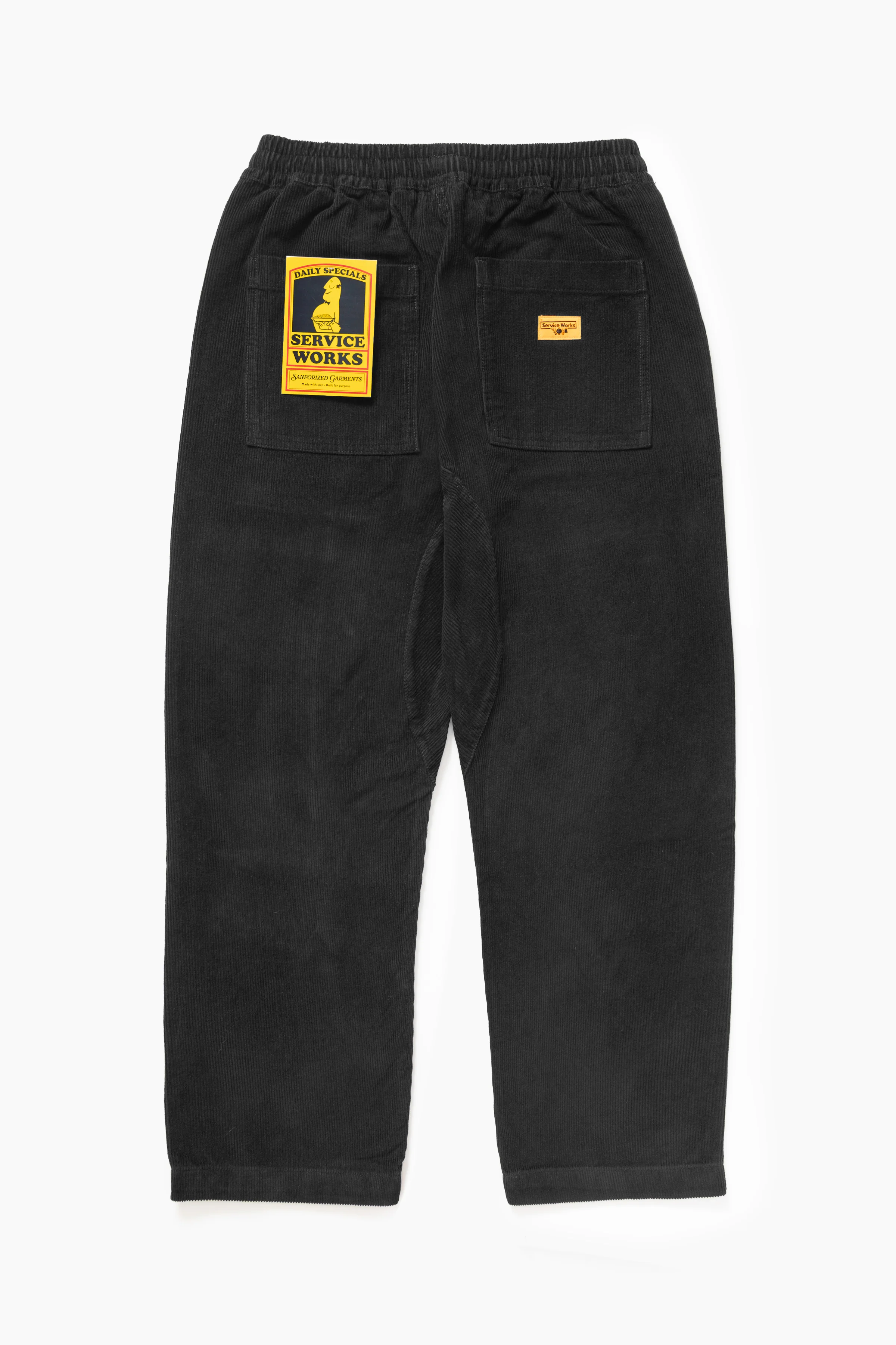 Service Works - Corduroy Chef Pants - Black - Image 6