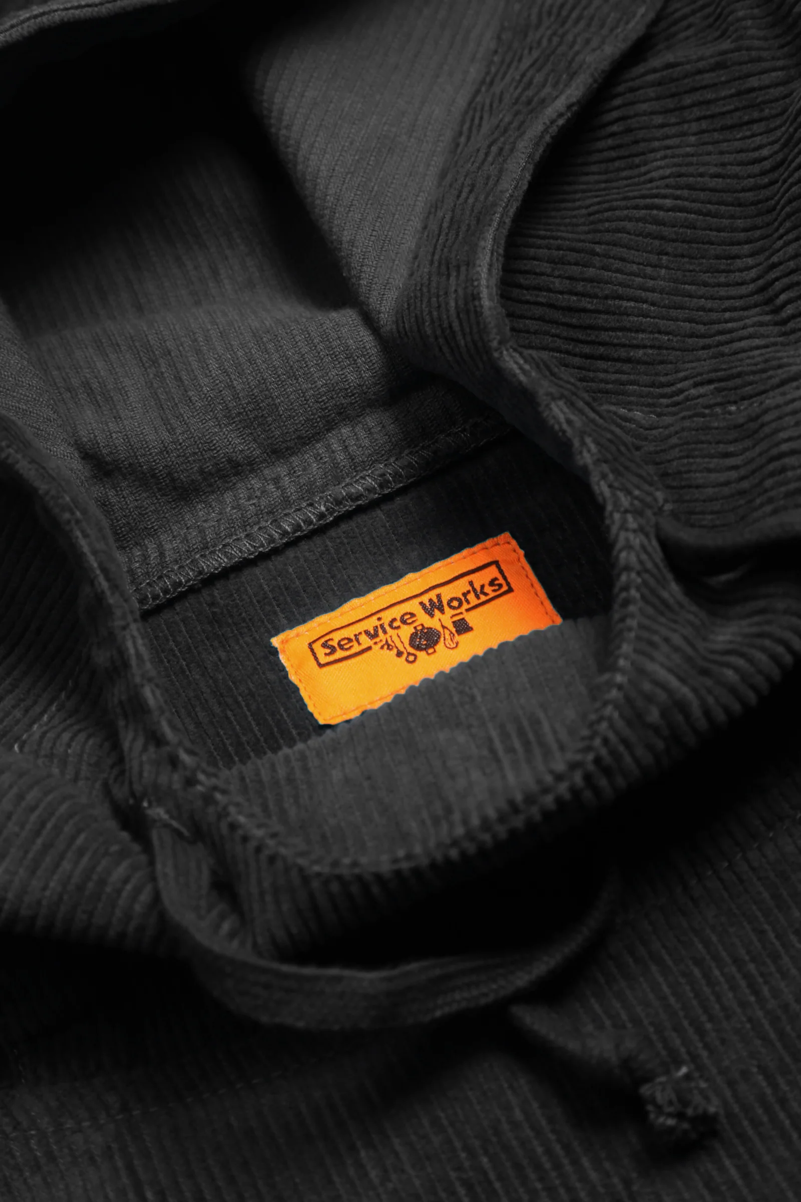 Service Works - Corduroy Market Smock - Black - Image 3