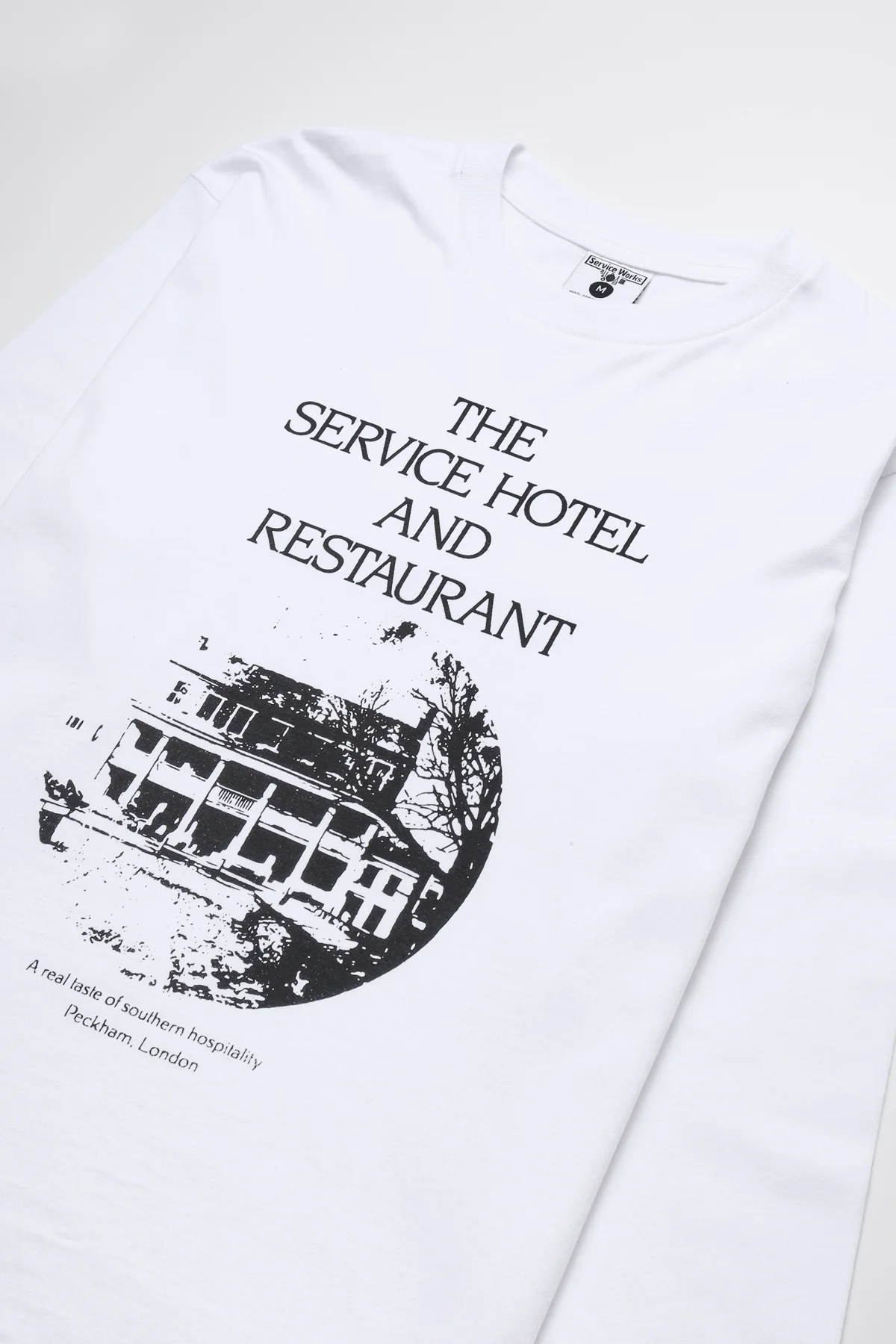 Service Works - Hotel Long Sleeve Tee - White - Image 2