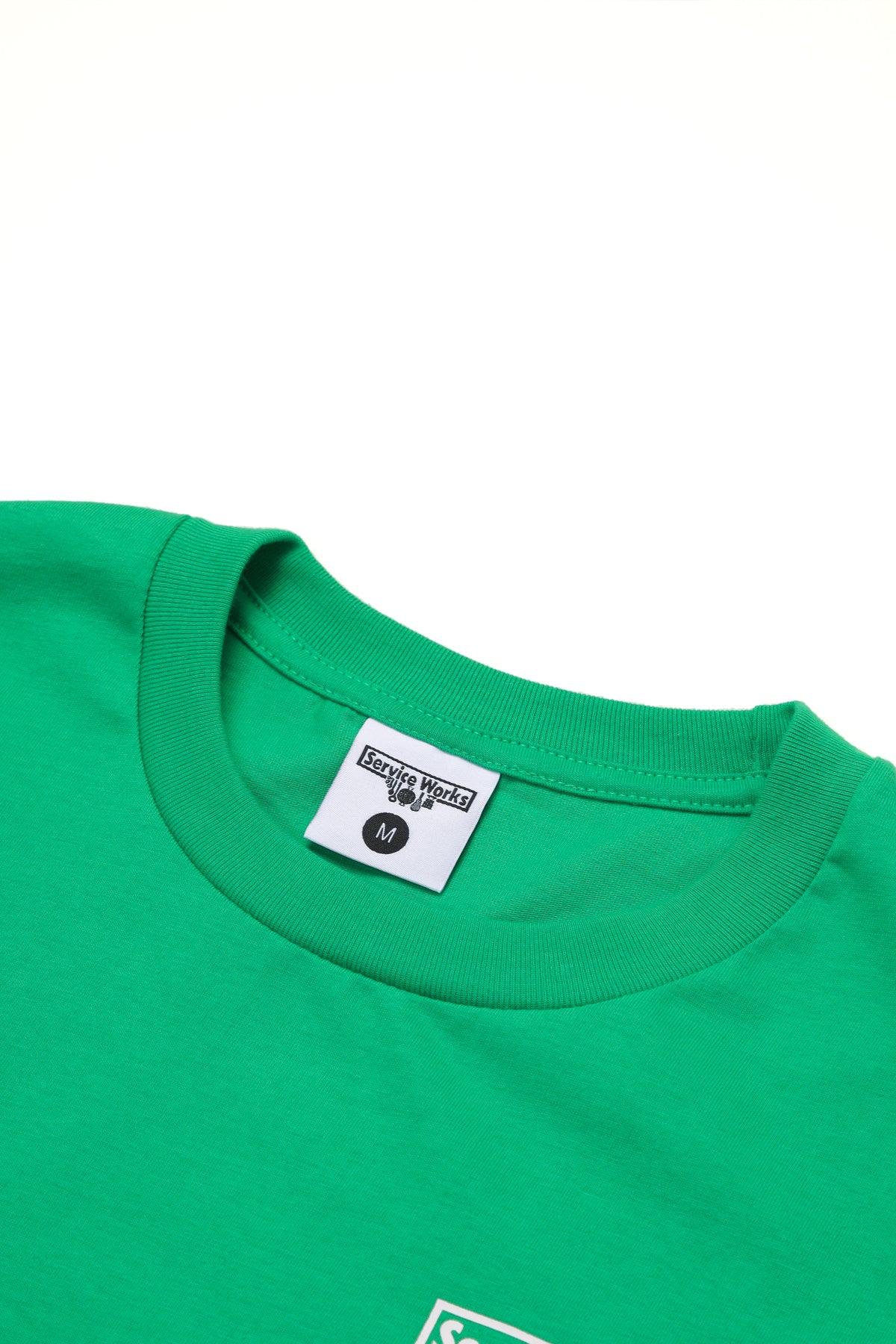 Service Works - Logo Tee - Bright Forest - Image 3