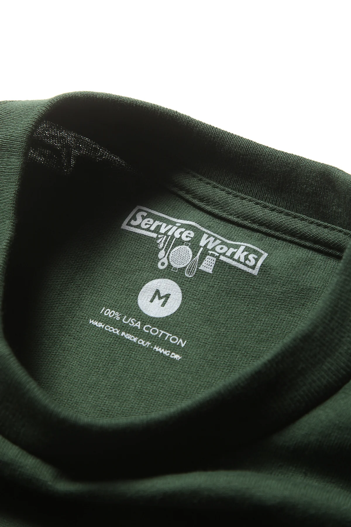 Service Works - Logo Tee - Forest Green - Image 3