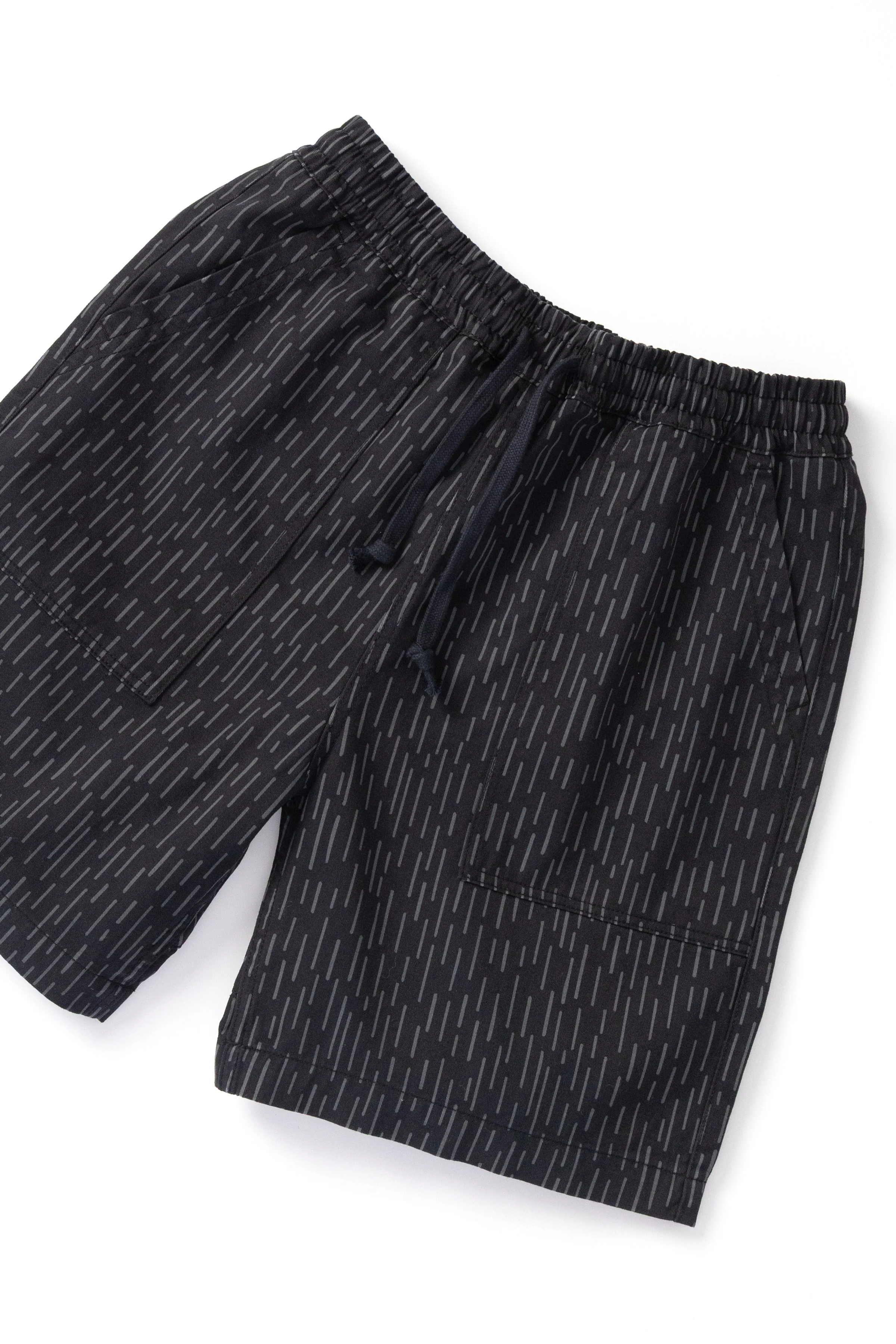 Service Works - Patterned Chef Shorts - Raindrop Mono - Image 2