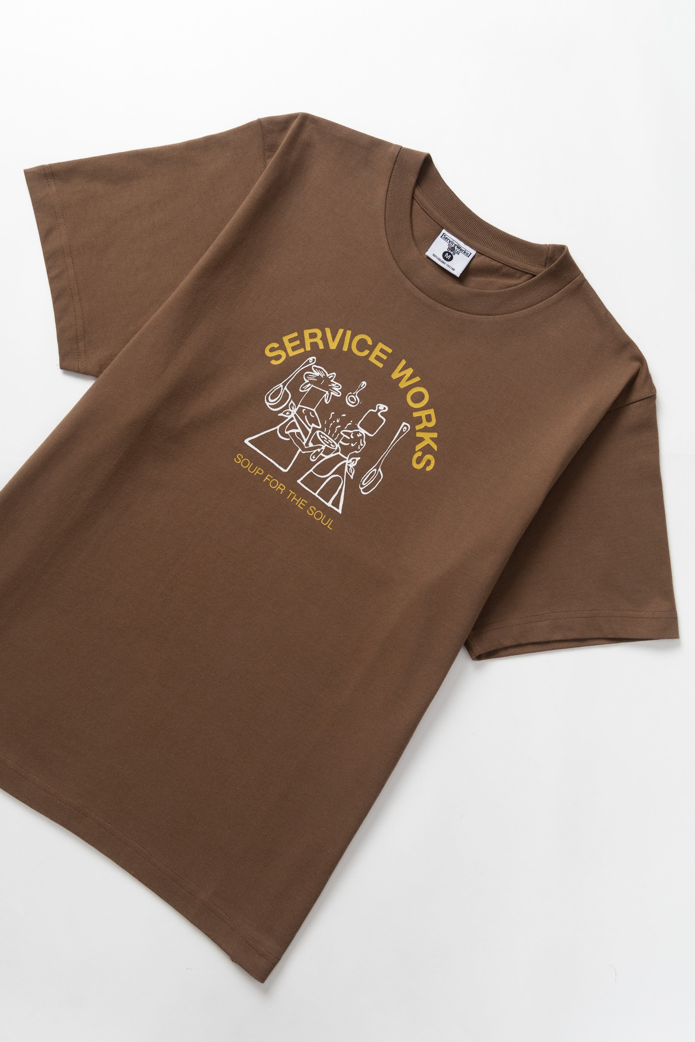 Service Works - Soup For The Soul Tee - Bark - Image 3