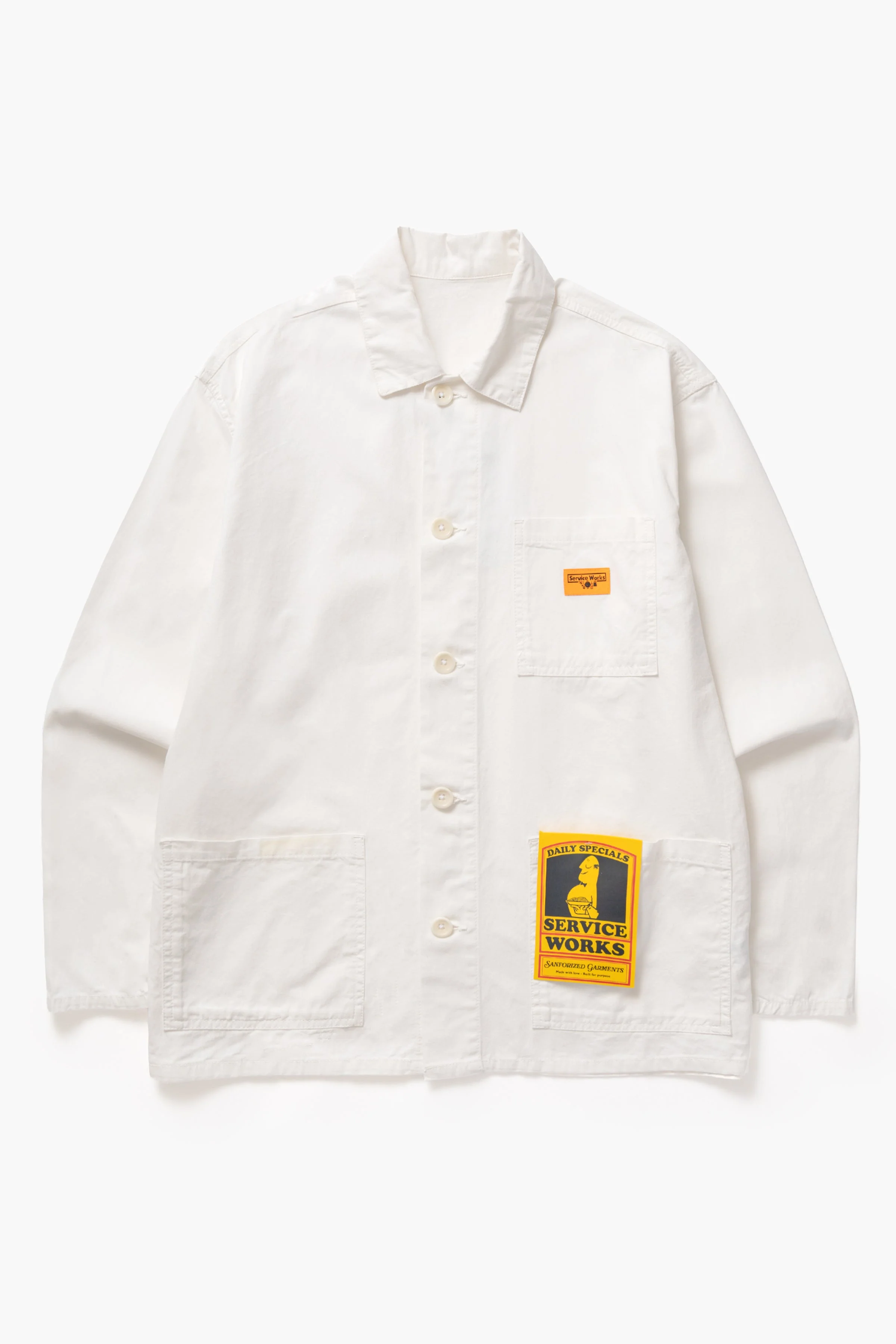 Service Works - Twill Chore Shirt - Off-White