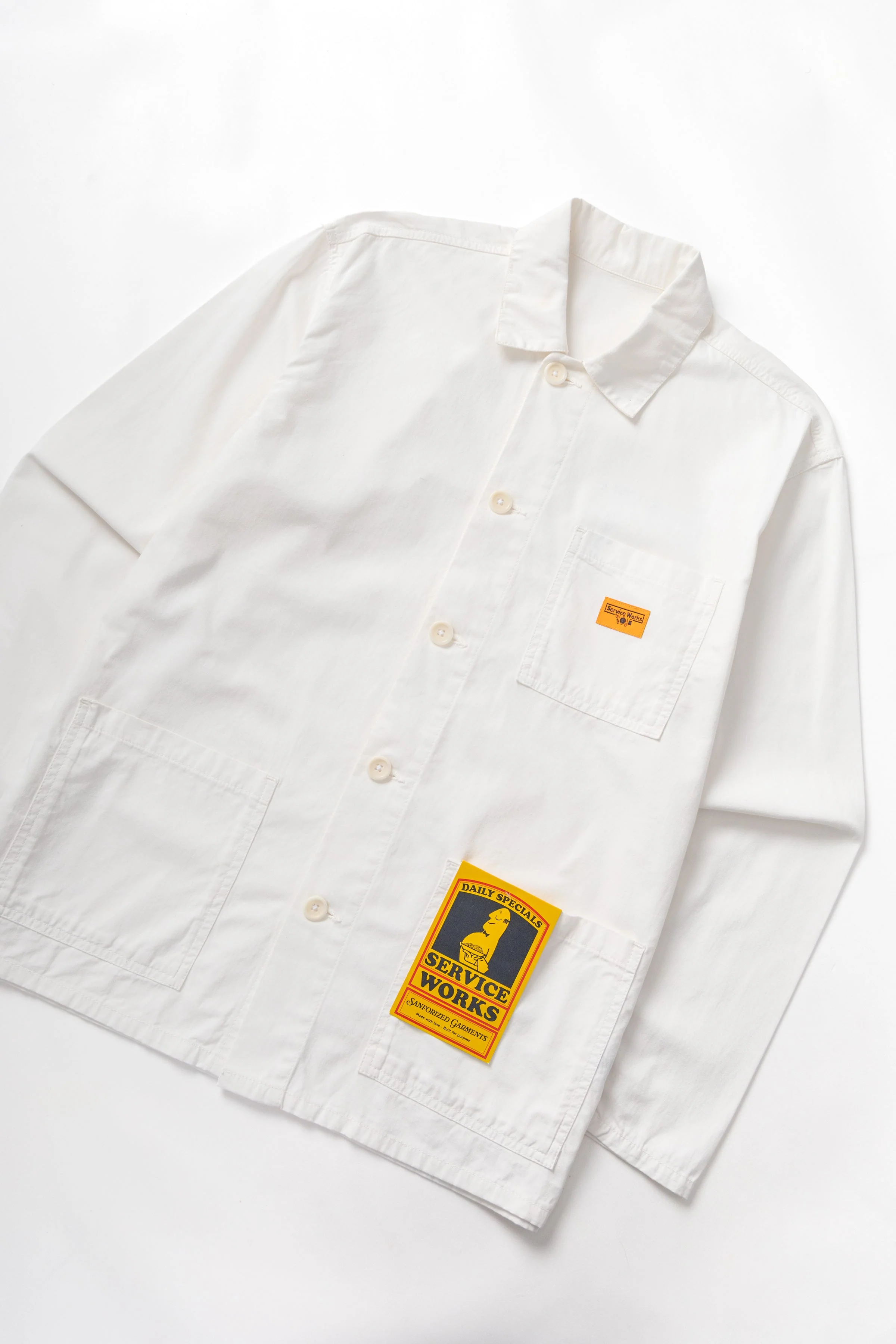 Service Works - Twill Chore Shirt - Off-White - Image 3
