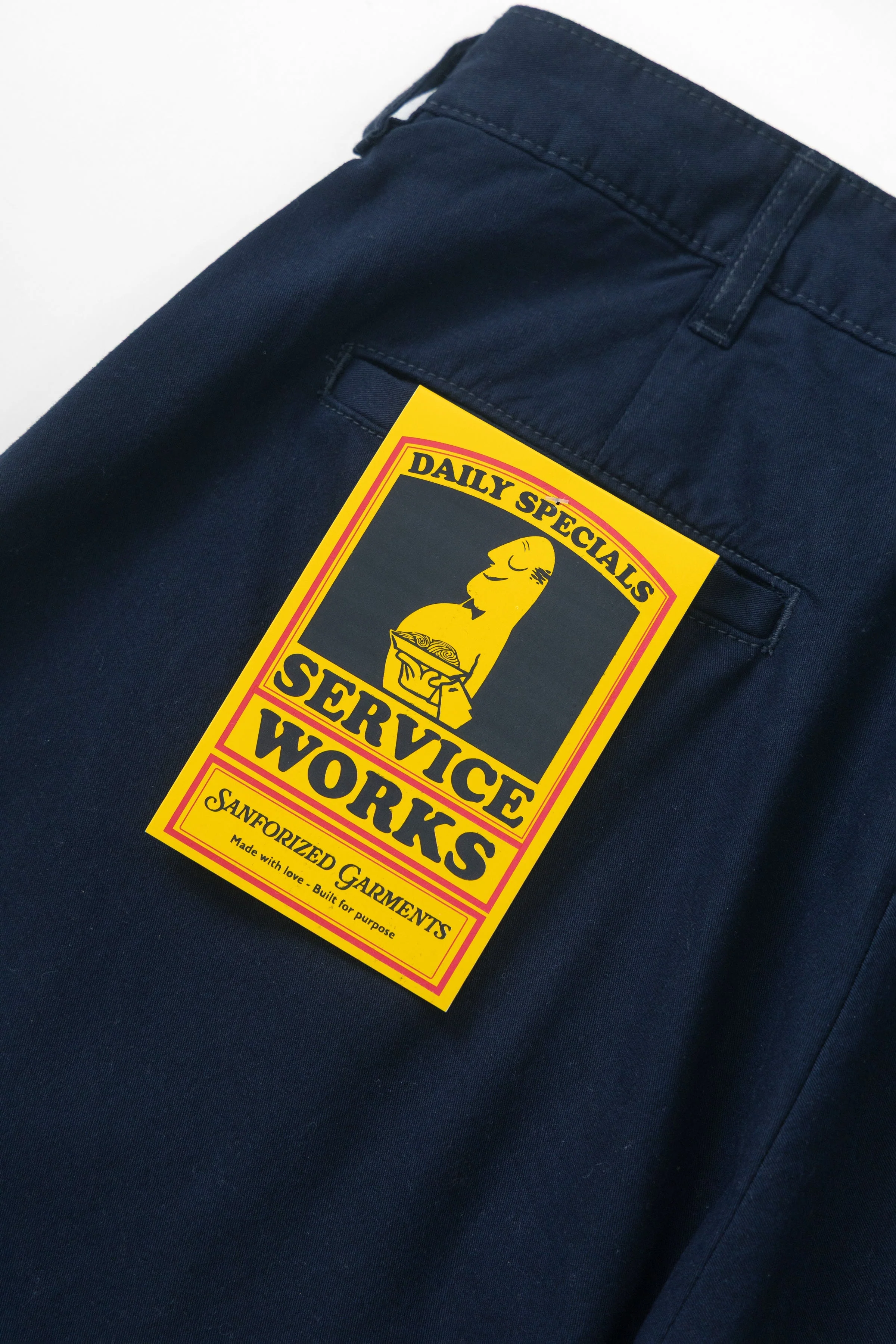 Service Works - Twill Part Timer Shorts - Dark Navy - Image 6