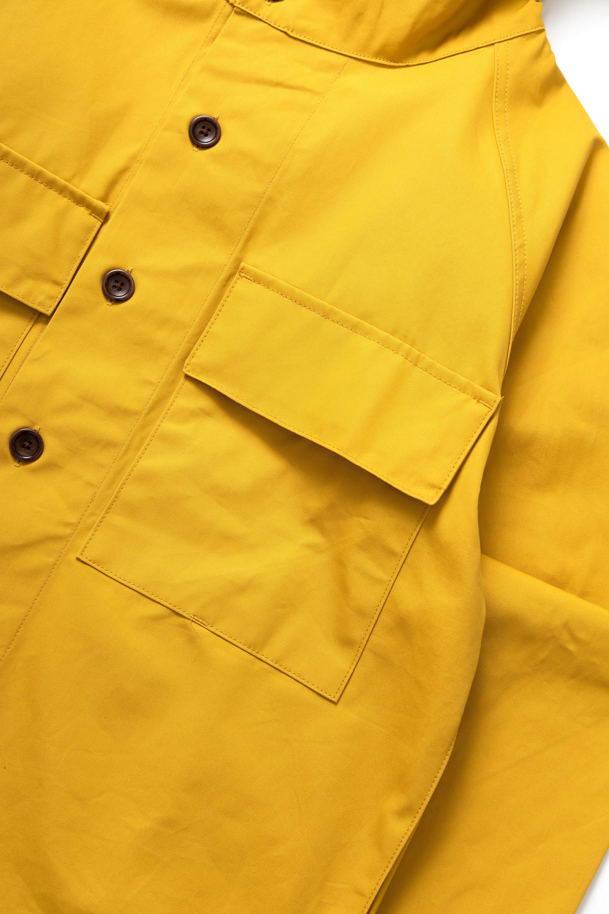 Service Works - Waxed Cotton Allotment Parka - Ochre - Image 3