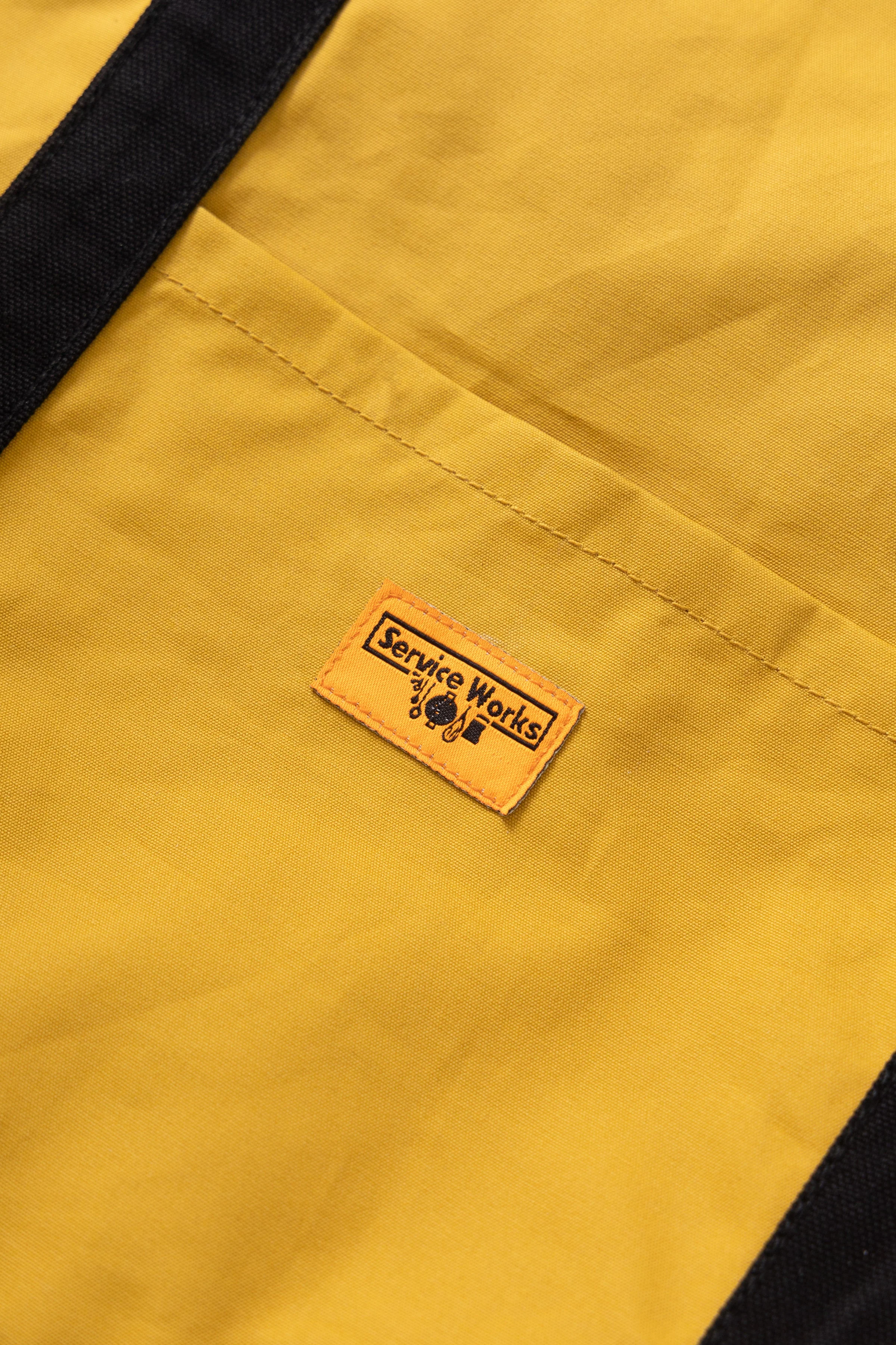 Service Works - Waxed Cotton Tote Bag - Ochre - Image 3