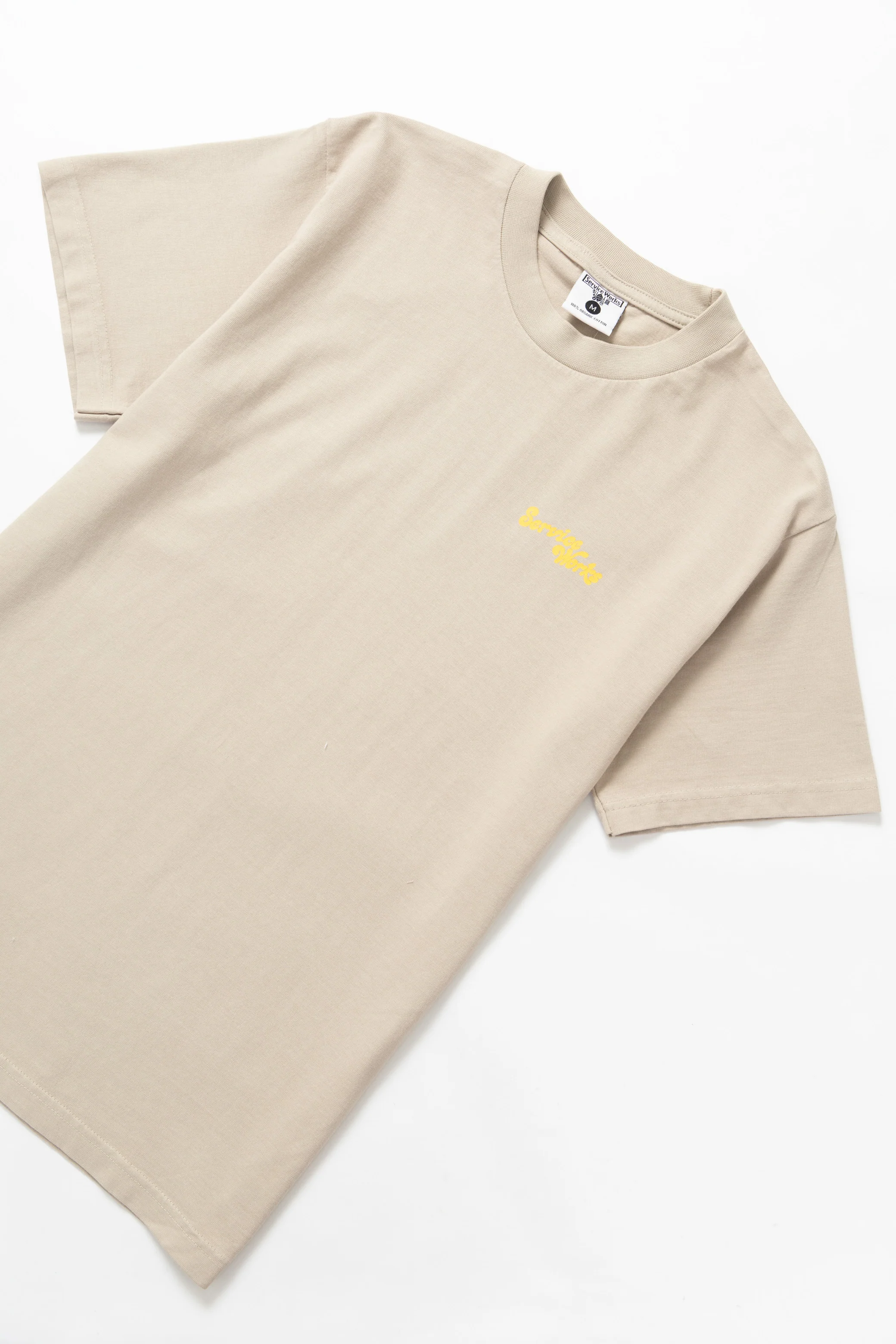 Service Works - Work + Pleasure Tee - Stone - Image 3